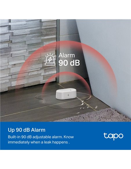 Detector de scurgeri TP-LINK Tapo T300, Alb