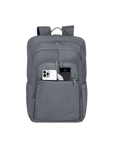 Rucsac pentru Laptop RivaCase 7569, 17.3", Poliester RPET ECO-FRIENDLY, Gri
