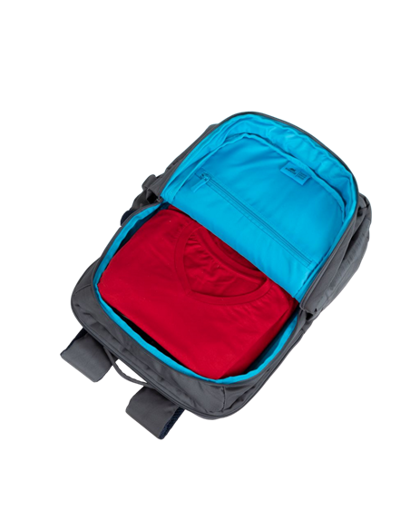 Rucsac pentru Laptop RivaCase 7569, 17.3", Poliester RPET ECO-FRIENDLY, Gri