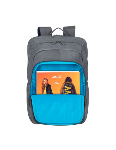 Rucsac pentru Laptop RivaCase 7569, 17.3", Poliester RPET ECO-FRIENDLY, Gri