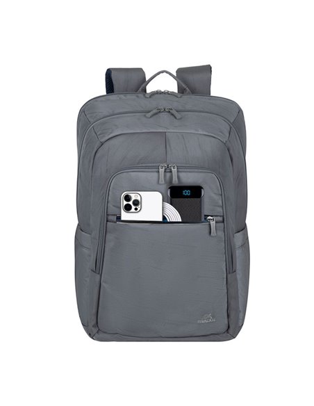Rucsac pentru Laptop RivaCase 7569, 17.3", Poliester RPET ECO-FRIENDLY, Gri