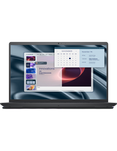 Laptop Business 15,6" DELL 15 Essential PV15255, Carbon Black, AMD Ryzen 5 7520U, 8GB/512GB, Windows 11 Home