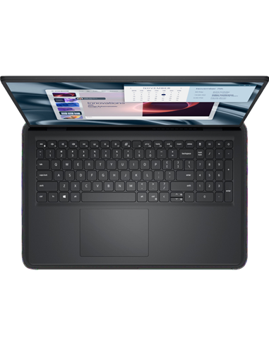 Laptop Business 15,6" DELL 15 Essential PV15255, Carbon Black, AMD Ryzen 5 7520U, 8GB/512GB, Windows 11 Home