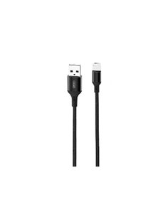 Кабель для зарядки и синхронизации XO NB143, USB Type-A/USB Type-C, 2м, Чёрный 2