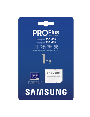 Карта памяти Samsung PRO Plus MicroSD, 1024Гб (MB-MD1T0SA/APC)