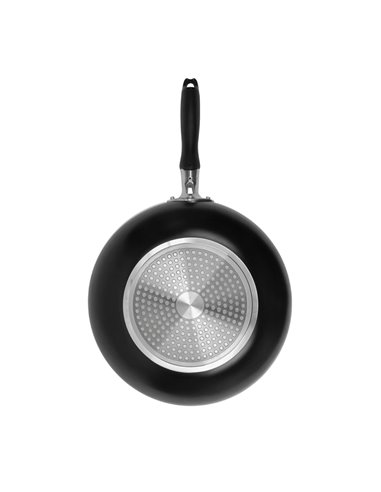 Tigaie RESTO 93603, 30cm, Negru
