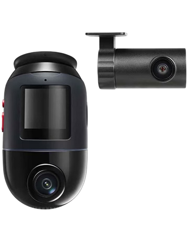Set Dash Cam față și spate 70mai 4K Omni X800+Rear Cam, Negru