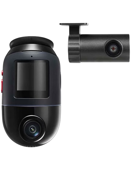 Комплект видеорегистраторов передней и задней панели автомобиля 70mai 4K Omni X800+Rear Cam, Черный