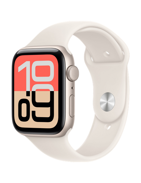 Ceas inteligent Apple Watch SE 3, 44mm, Starlight