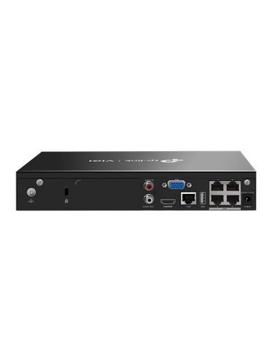 Înregistrator video TP-LINK VIGI NVR1004H-4P, Negru