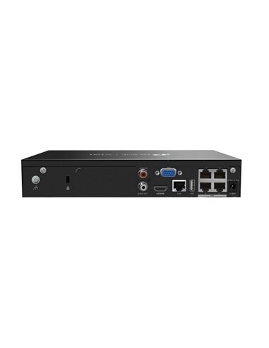 Видеорегистратор TP-LINK VIGI NVR1004H-4P, Чёрный
