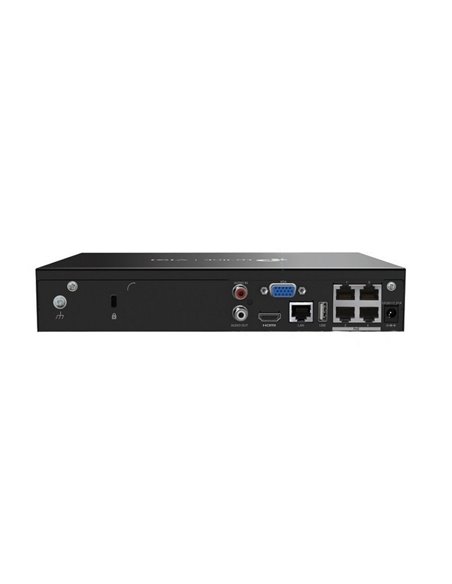 Видеорегистратор TP-LINK VIGI NVR1004H-4P, Чёрный