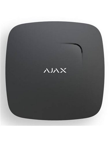 Detector de fum Ajax FireProtect, Negru