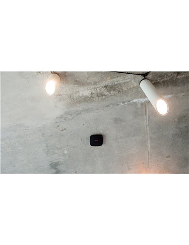 Detector de fum Ajax FireProtect, Negru