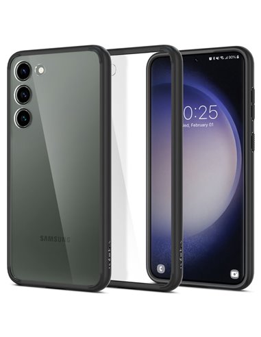 Husă Spigen Samsung S23+, Ultra Hybrid, Negru Mat