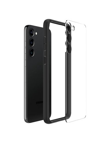 Чехол Spigen Samsung S23+, Ultra Hybrid, Матовый Черный