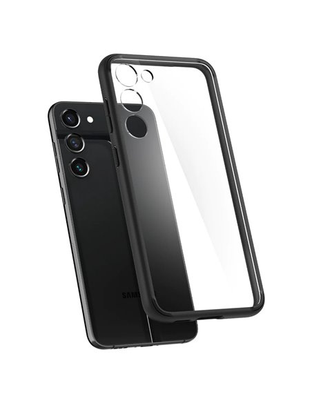 Husă Spigen Samsung S23+, Ultra Hybrid, Negru Mat