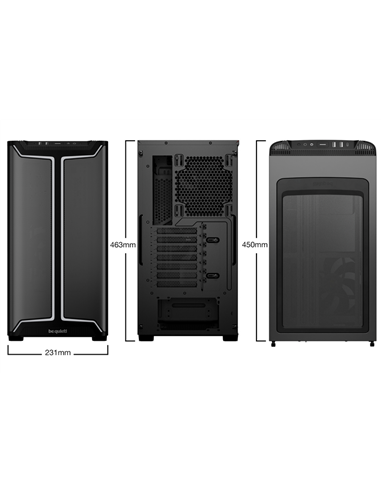 Компьютерный корпус be quiet! Pure Base 501 DX, Midi-Tower, Без блока питания, Чёрный