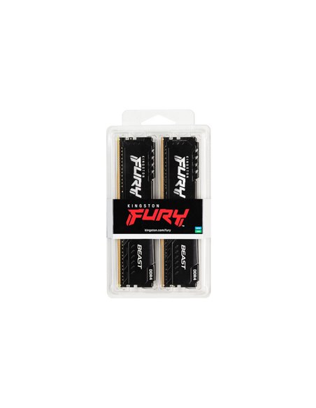 Оперативная память Kingston FURY Beast, DDR4 SDRAM, 3600 МГц, 32Гб, KF436C18BBK2/32