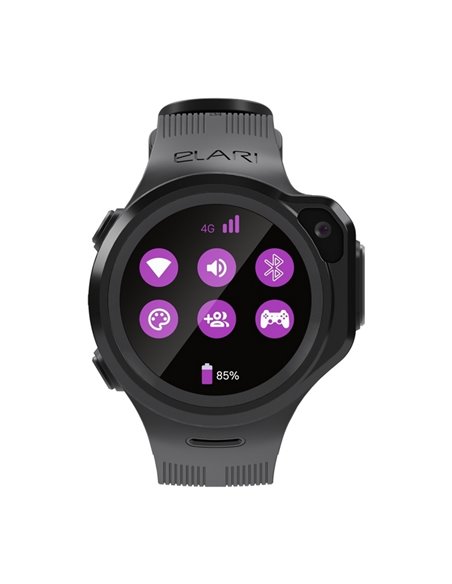 Ceas pentru copii Elari KidPhone 4GR, Negru