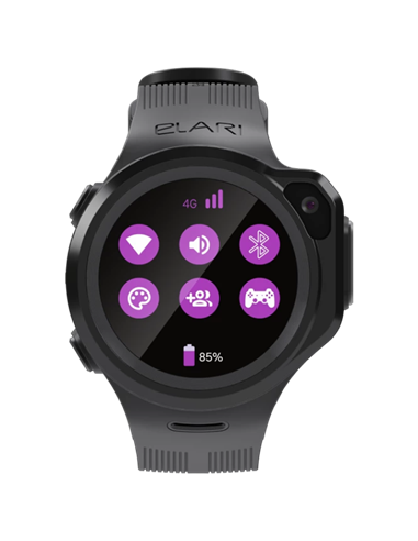 Ceas pentru copii Elari KidPhone 4GR, Negru