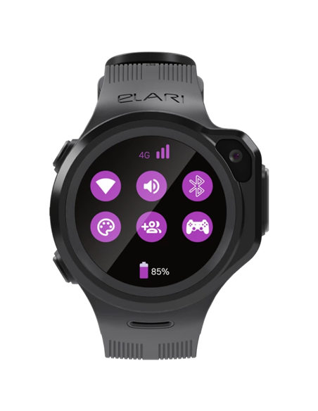 Ceas pentru copii Elari KidPhone 4GR, Negru