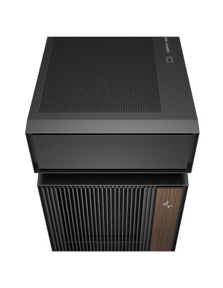Carcasă PC Deepcool CL6600, Midi-Tower, Fără PSU, Negru