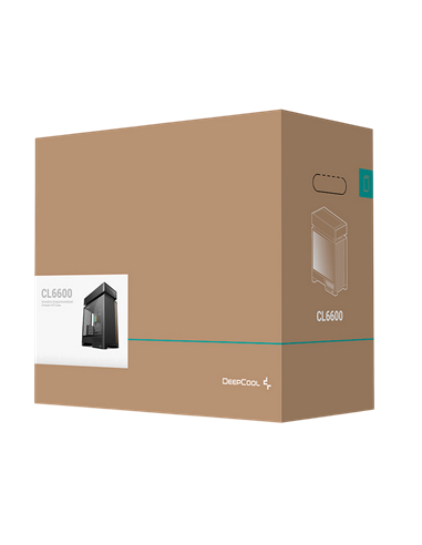 Carcasă PC Deepcool CL6600, Midi-Tower, Fără PSU, Negru