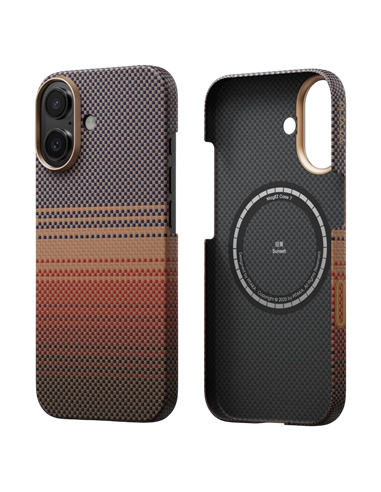 Husă Pitaka MagEZ 7 Ultra-Slim pentru Apple iPhone 17, Sunset