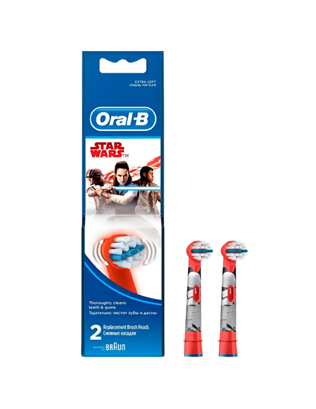 Duză pentru periuța de dinți electrică Oral-B EB10-2 Star Wars, Roșu