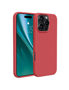 Чехол Etteri Silicone Mag для Apple iPhone 16 Pro, Raspberry