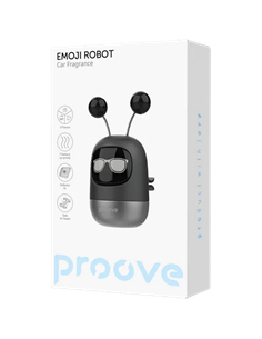 Aromatizator auto Proove Emoji Robot Ben, Negru 2