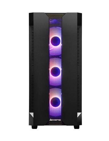 Компьютерный корпус Chieftec GS-01B-OP, Midi-Tower, ATX, Чёрный