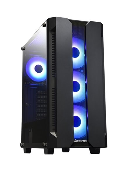 Carcasă PC Chieftec GS-01B-OP, Midi-Tower, ATX, Negru