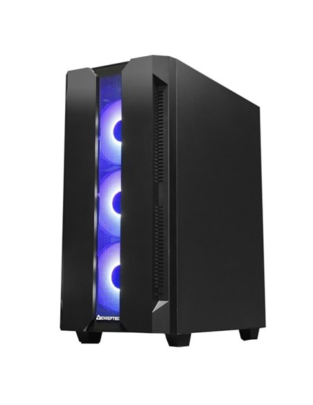 Компьютерный корпус Chieftec GS-01B-OP, Midi-Tower, ATX, Чёрный