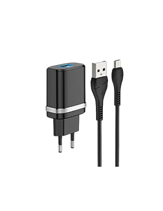 Încărcător Xpower Charger + Micro-USB Cable, 1USB, QC3.0, Alb