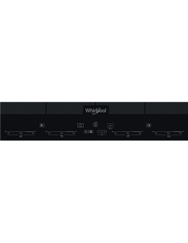 Индукционная варочная панель Whirlpool SMO 658C/BT/IXL, Чёрный