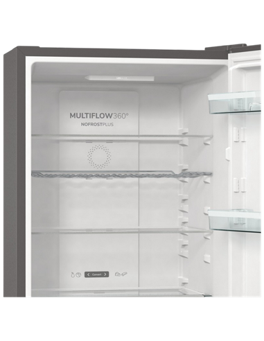 Frigider Gorenje NRK619DA2XL4, Oțel inoxidabil