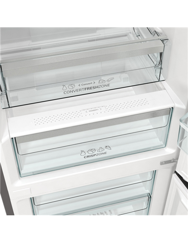 Frigider Gorenje NRK619DA2XL4, Oțel inoxidabil