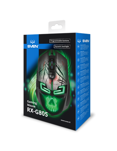 Игровая мышь SVEN RX-G805, Чёрный