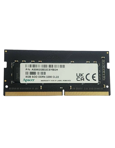 Оперативная память Apacer AS08GGB32CSYBGH, DDR4 SDRAM, 3200 МГц, 8Гб