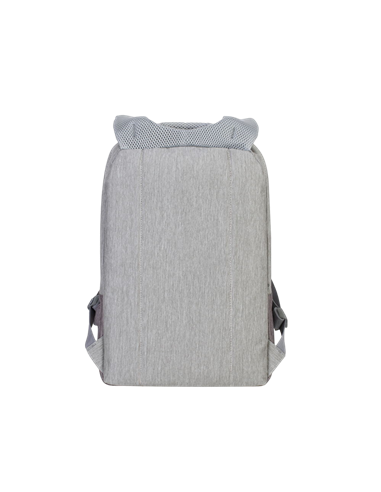 Rucsac pentru Laptop RivaCase Prater, 15.6", Poliester, Gri/Moca
