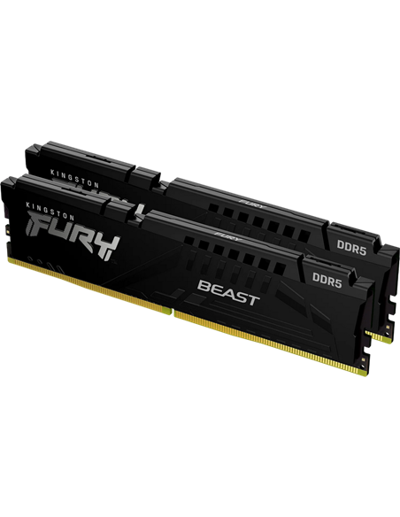 Оперативная память Kingston FURY Beast, DDR5 SDRAM, 6000 МГц, 16 ГБ, KF560C30BBEK2-16
