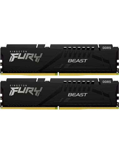 Memorie RAM Kingston FURY Beast, DDR5 SDRAM, 6000 MHz, 16GB, KF560C30BBEK2-16
