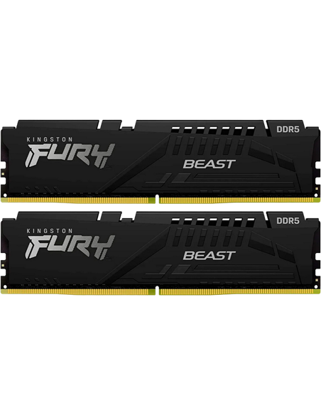 Memorie RAM Kingston FURY Beast, DDR5 SDRAM, 6000 MHz, 16GB, KF560C30BBEK2-16