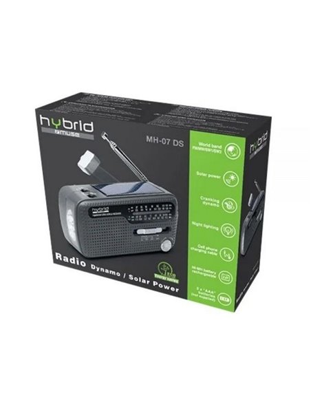 Radio portabil MUSE MH-07 DS, Negru