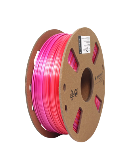 Нить для 3D-принтера Gembird 3DP-PLA-SK-01-RP, PLA, Красный | Фиолетовый, 1.75 мм, 1кг