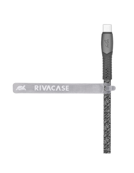 Кабель для передачи данных Rivacase PS6105, USB Type-C/USB Type-C, 1,2м, Серый