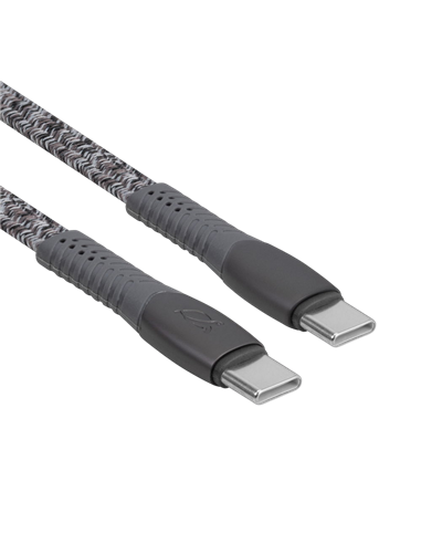 Кабель для передачи данных Rivacase PS6105, USB Type-C/USB Type-C, 1,2м, Серый