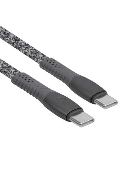 Кабель для передачи данных Rivacase PS6105, USB Type-C/USB Type-C, 1,2м, Серый